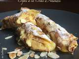 Crêpes à la crème d'amandes