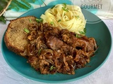 Fricassée de veau au pain d’épices et à la bière rousse