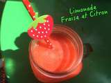 Limonade fraise et citron