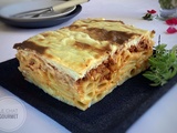 Pastitsio - Gratin grec de pâtes, bœuf et béchamel