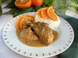 Poulet sauce crémeuse à la mandarine