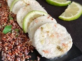 Roulé de poisson aux crevettes