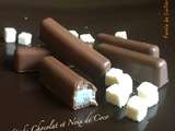 Sticks chocolat et noix de coco