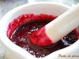 Coulis de fruits rouges au gingembre