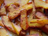 Red kuri squash fries