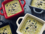 Flans de courgettes au pesto