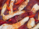 Poulet basquaise aux poitrines de poulet : la recette facile et savoureuse