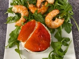 Pressé de légumes d’été aux gambas : une entrée fraîche et colorée aux saveurs méditerranéennes