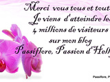 4 millions de visiteurs merci