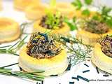 Apériquiches à la crème de sardines et spiruline