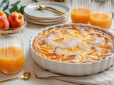 Clafoutis aux pêches
