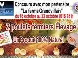 Concours avec mon partenaire la ferme de grandvillain