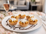 Dessert - Coupelles aux fruits caramélises / chocolat