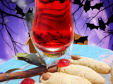 Doigts de sorcière pour Halloween avec une infusion d'hibiscus