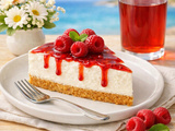 Du cheesecake aux framboises