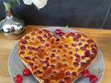 Facile Clafoutis aux cerises + une variante aux abricots nougat