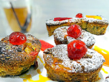 Financiers pommes et fruits confits