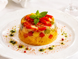 Flan aux trois poivrons