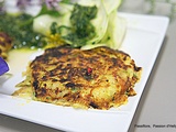 Galette de courgettes pesto ail