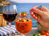 Gaspacho provençal fidèle aux saveurs du Sud,