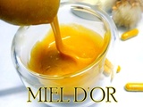 Miel d'or - miel curcuma  deux ingrédients  miracle 