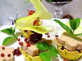 Mini bouchées spicy au foie gras / confit d'oignons et cranberries