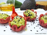 Mini veggy betterave rouge avocats poudre de baobab