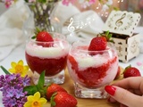 Mousse de fraises mascarpone /miel