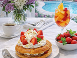 Paris brest REVISITÉ creme ganache cacao et fraises