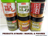 Produits aymard marcel et poivres - Vente d'épices, poivres et baies - Sels aromatiques, marinades