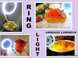 Récapitulatif de recettes avec mon anneau lumineux light