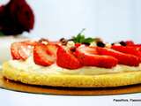 Tarte sucrée - crème pâtissière ou mousseline et fraises