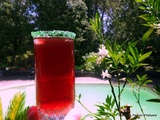 Thé glacé aux fruits / fleurs d'hibiscus et à la sève de bouleau lactofermentée