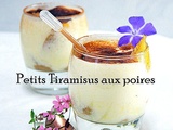 Tiramisu aux poires