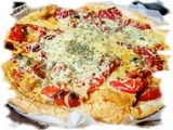 Tourte poivrons tomates oignons ail thym
