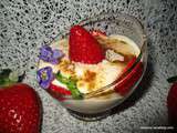 Verrine de fraises Recette Gourmande