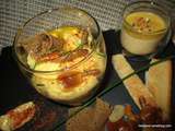 Verrine oeuf mollé,champignons et sauce hollandaise