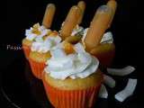 Cupcakes noix de coco / fruits exotique