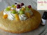 Savarin fruits exotique/ noix de coco