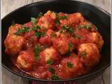 Boulettes de poulet à la sauce tomate