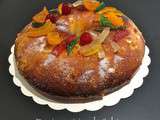 Brioche des Rois à la fleur d'oranger, aux écorces de cédrat et d'oranges confites