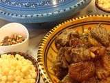 Tajine d'agneau aux abricots secs et aux pignons