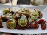 Tortellini brocciu blettes / tomates confites au balsamique