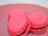 Macarons à la framboise (Marmelade maison) - Chaque étape en photo