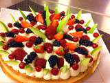 Tarte au citron et fruits frais du Chef Bruno Tenailleau