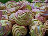 Rainbow Meringues (au Thermomix)