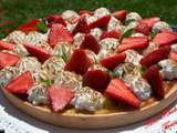 Tarte Rhubarbe Fraises