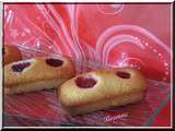 Financiers aux framboises