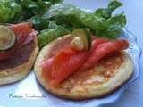 Blinis  moelleux a la vache qui rit