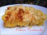 Gratin de courge spaghetti au cheddar